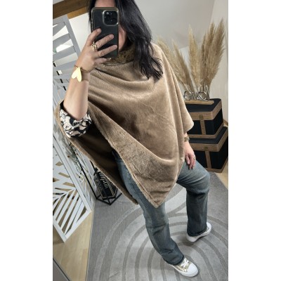 Poncho pilou pilou Camel